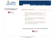 Tablet Screenshot of grupointeramericano.ws